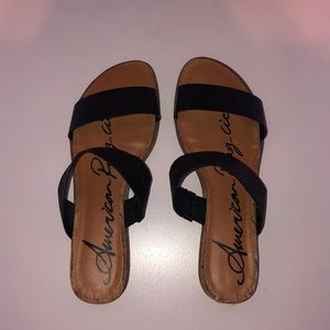 Jessica Simpson two-strap sandals